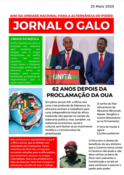 Capa do jornal